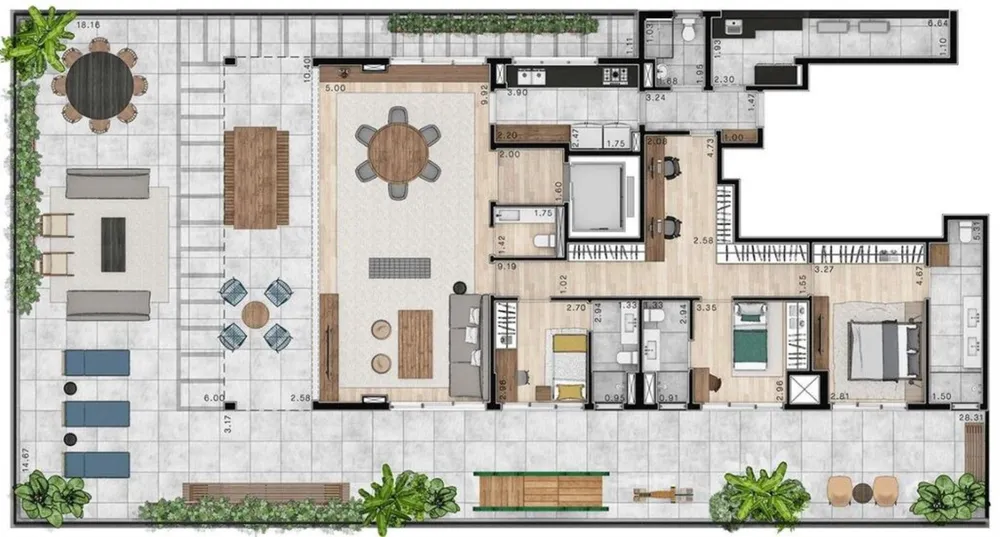 Apartamento, 2 quartos, 134 m² - Foto 16