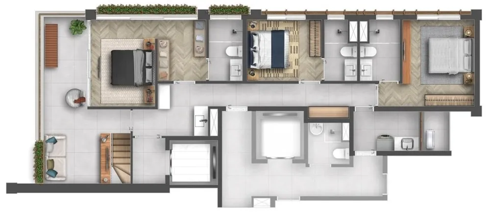Apartamento, 3 quartos, 147 m² - Foto 14