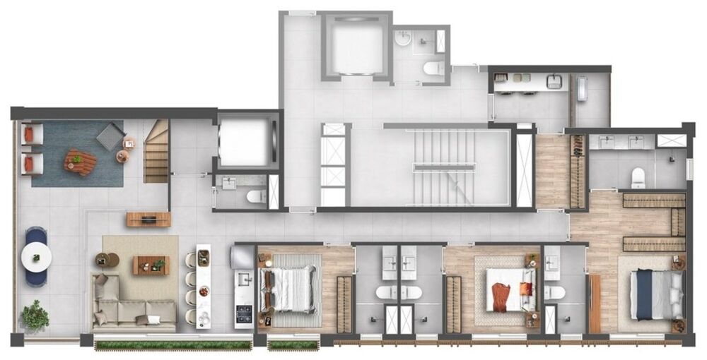 Apartamento, 3 quartos, 147 m² - Foto 2