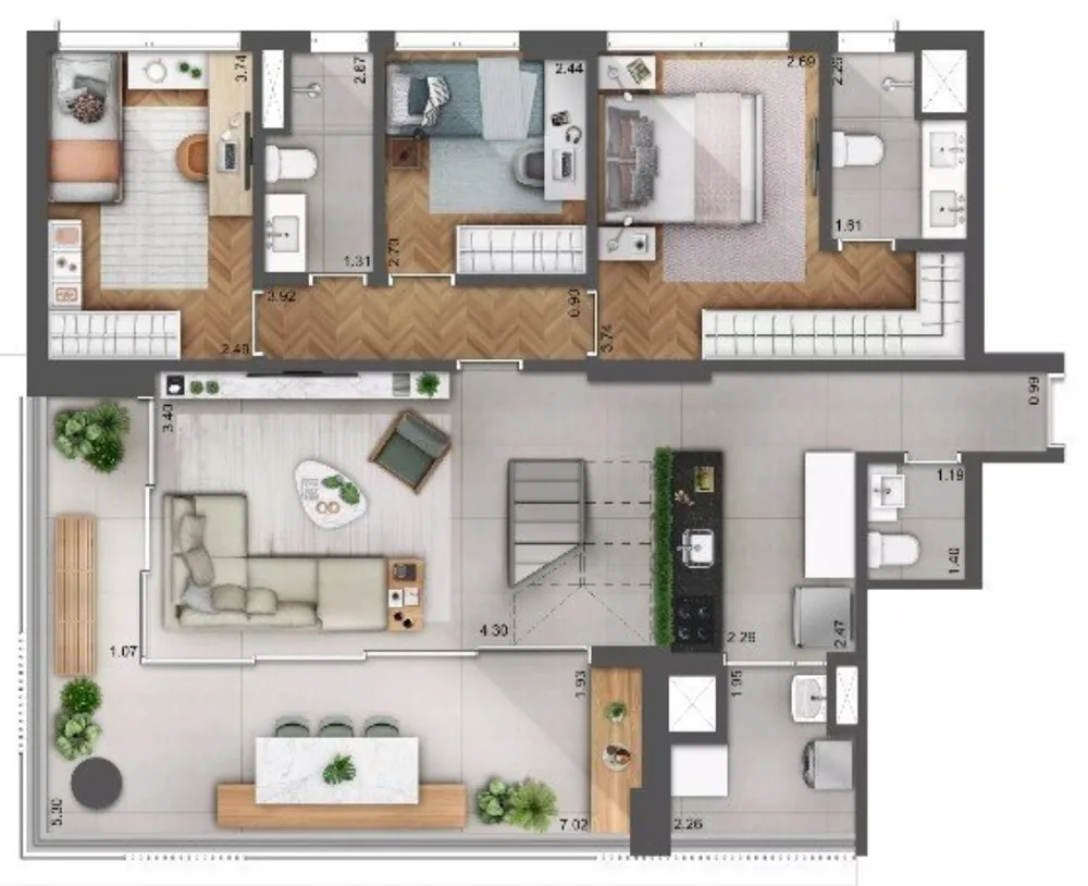 Apartamento, 3 quartos, 111 m² - Foto 15