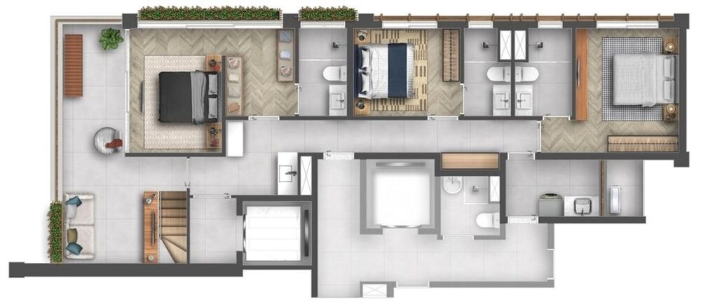 Apartamento, 2 quartos, 156 m² - Foto 2