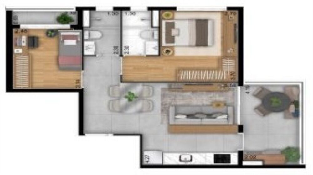 Apartamento, 2 quartos, 68 m² - Foto 15