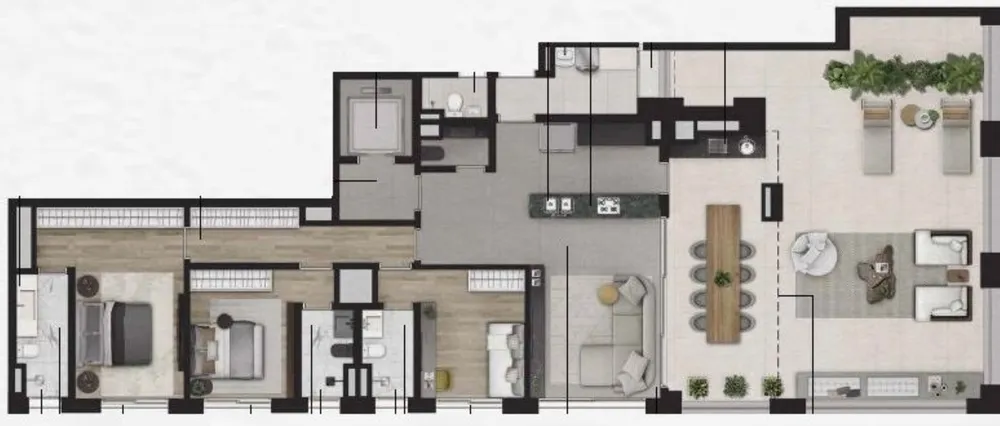 Apartamento, 2 quartos, 135 m² - Foto 8