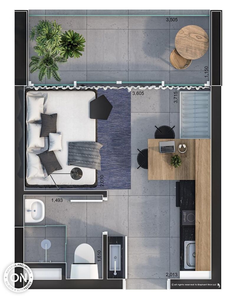 Apartamento, 1 quarto, 20 m² - Foto 16
