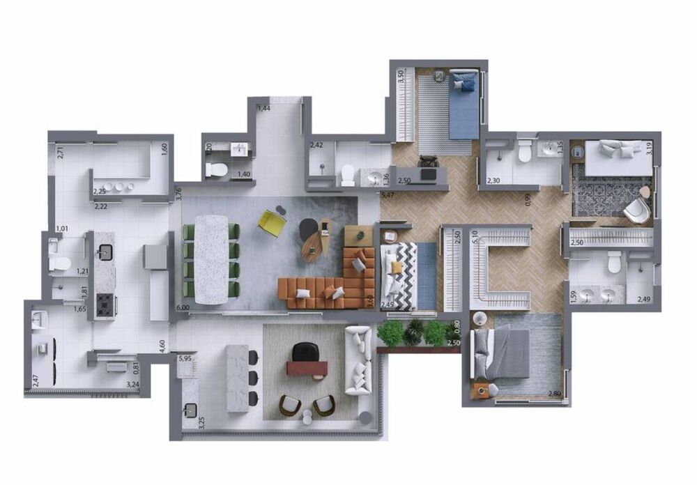 Apartamento, 4 quartos, 150 m² - Foto 12
