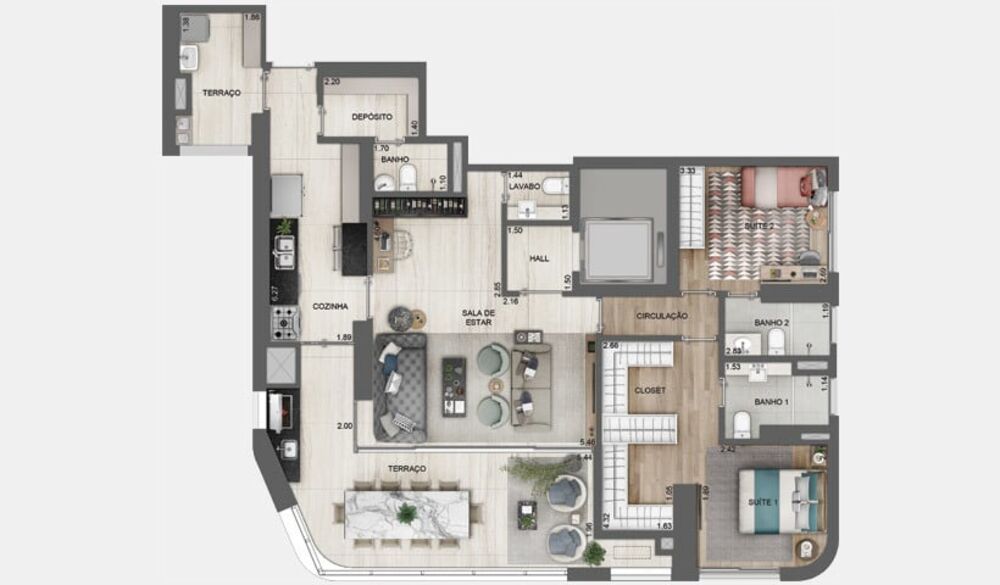 Cobertura, 3 quartos, 213 m² - Foto 30