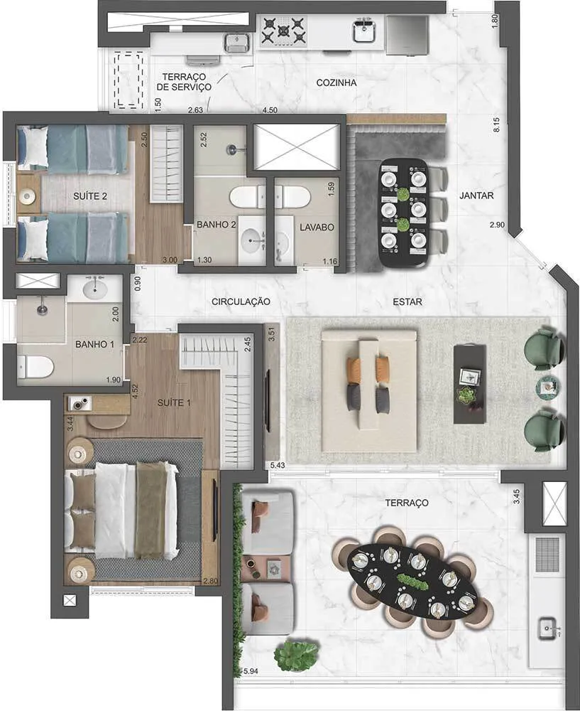 Apartamento, 3 quartos, 105 m² - Foto 16