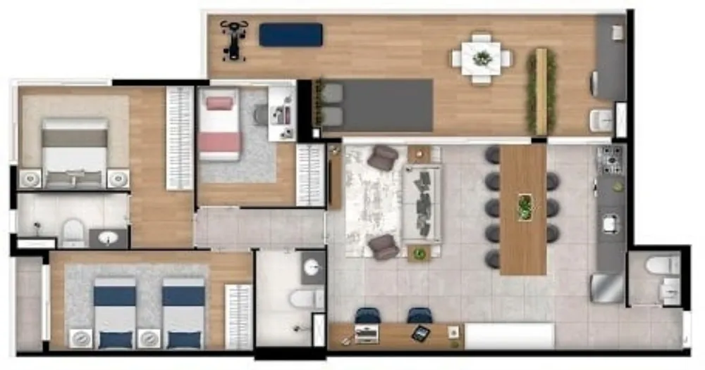 Apartamento, 1 quarto, 34 m² - Foto 6