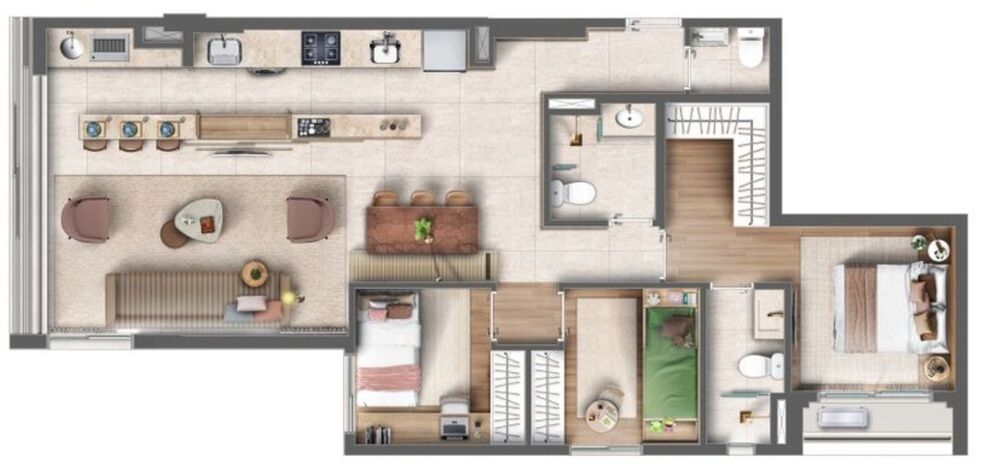 Apartamento, 3 quartos, 87 m² - Foto 6