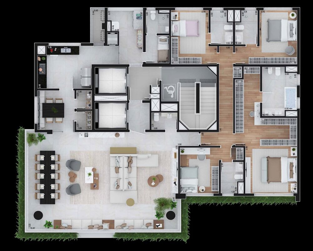 Apartamento, 4 quartos, 276 m² - Foto 20