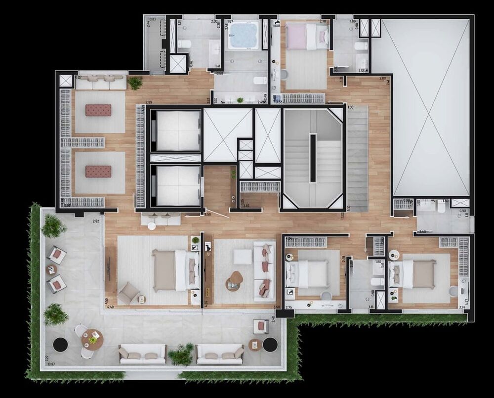 Apartamento, 4 quartos, 276 m² - Foto 9