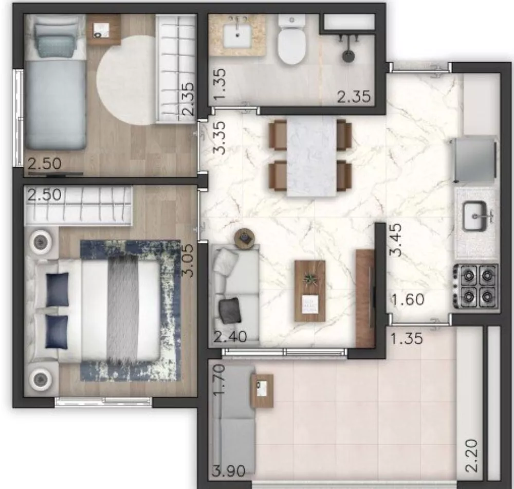 Apartamento, 3 quartos, 206 m² - Foto 4