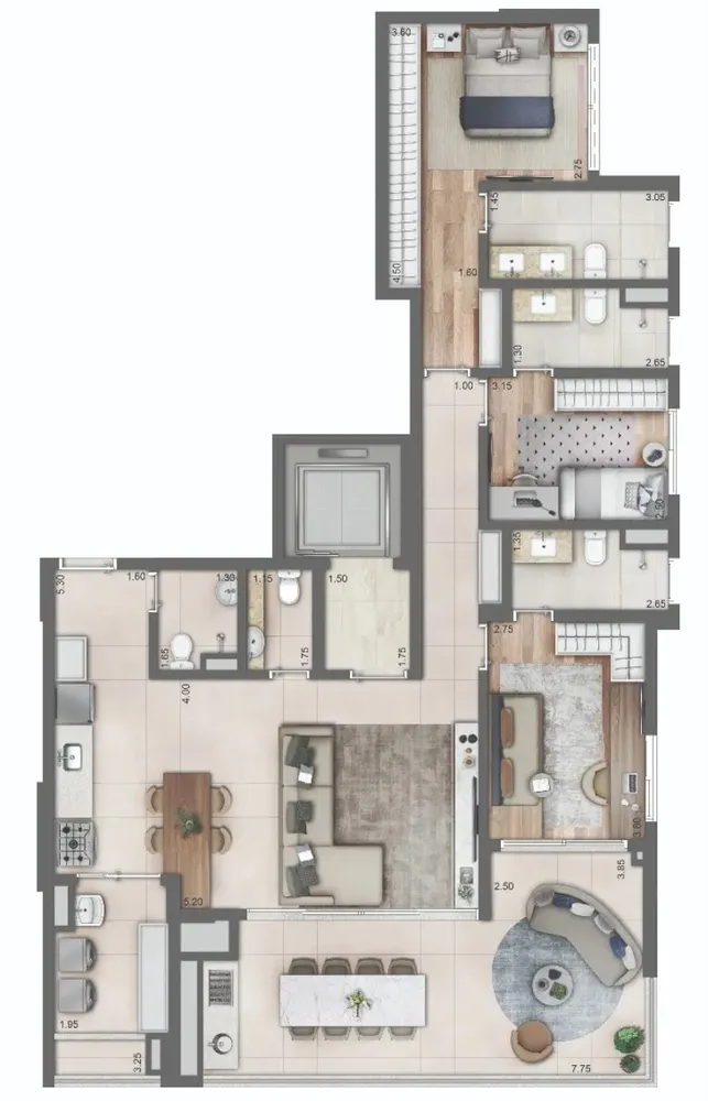 Apartamento, 3 quartos, 167 m² - Foto 13