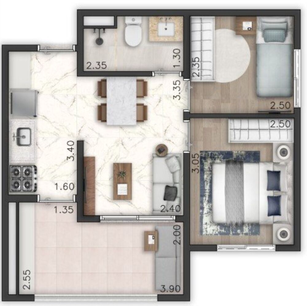 Apartamento, 3 quartos, 135 m² - Foto 12