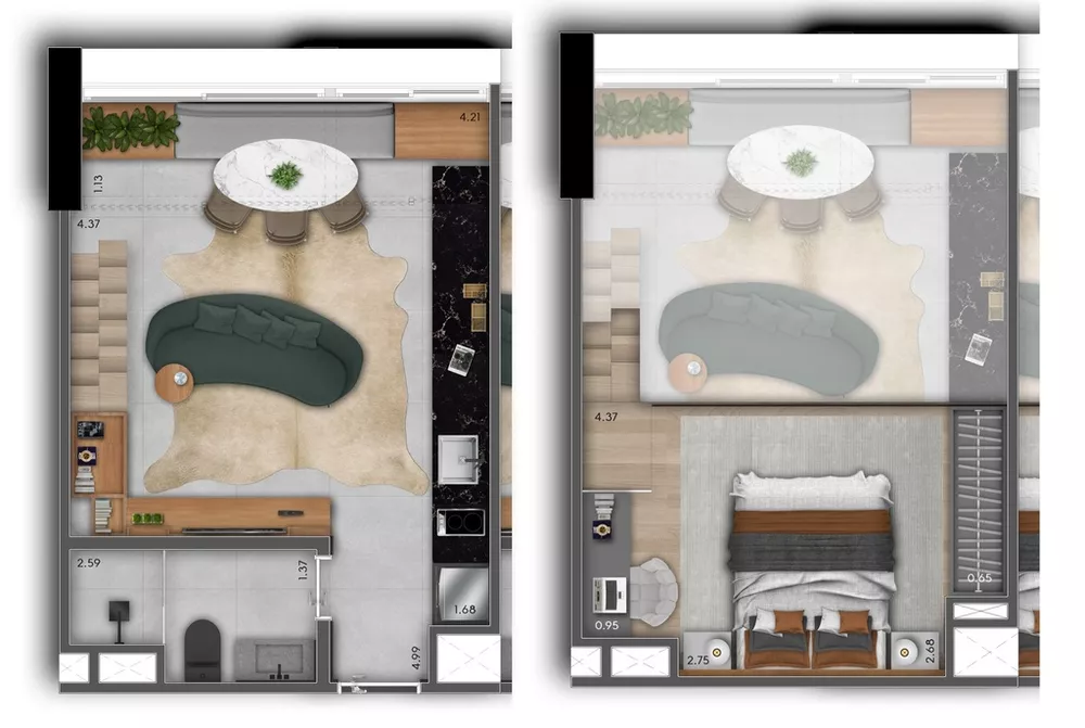Apartamento, 1 quarto, 48 m² - Foto 25
