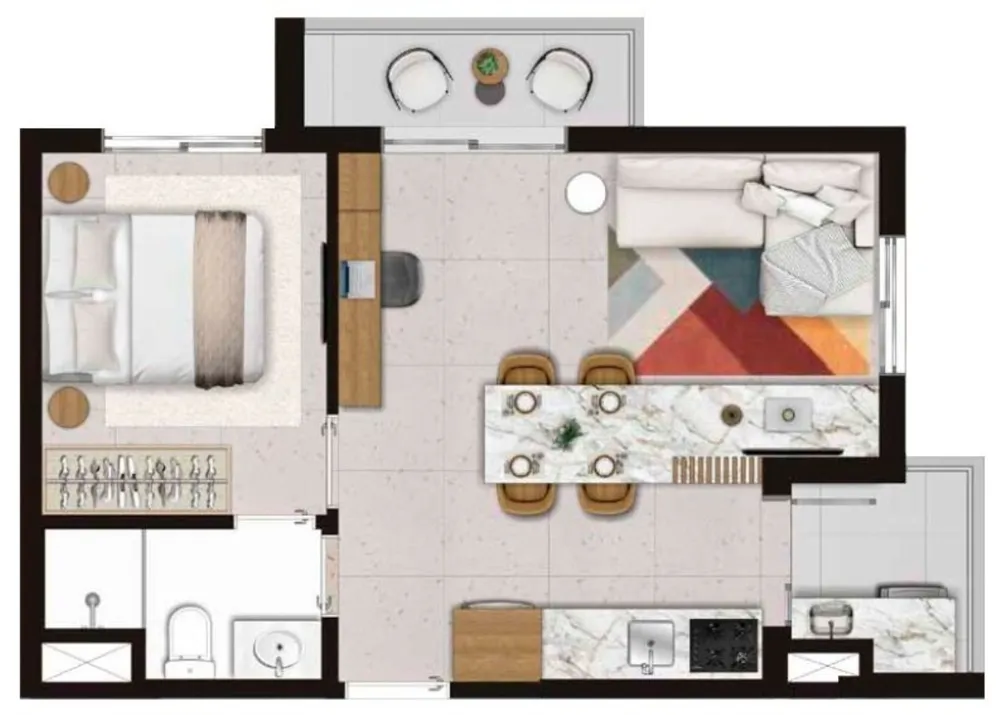 Apartamento, 2 quartos, 40 m² - Foto 16
