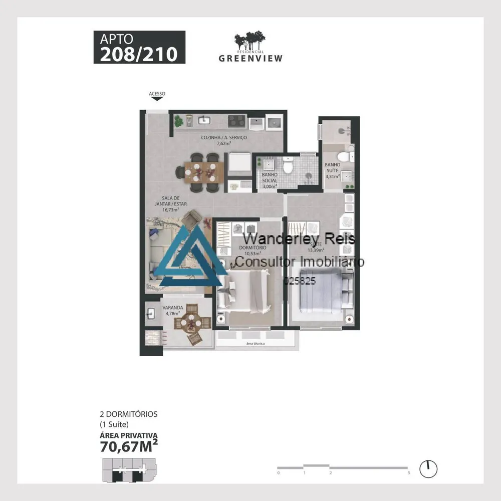 Apartamento, 2 quartos, 68 m² - Foto 10