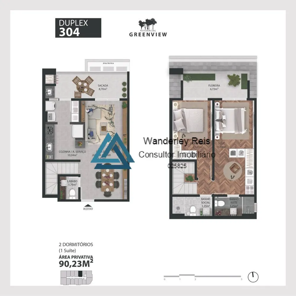 Apartamento, 2 quartos, 68 m² - Foto 1