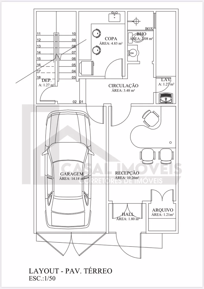 Loja-Salão à venda com 3 quartos, 100m² - Foto 2