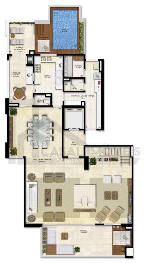 Cobertura, 4 quartos, 100 m² - Foto 2