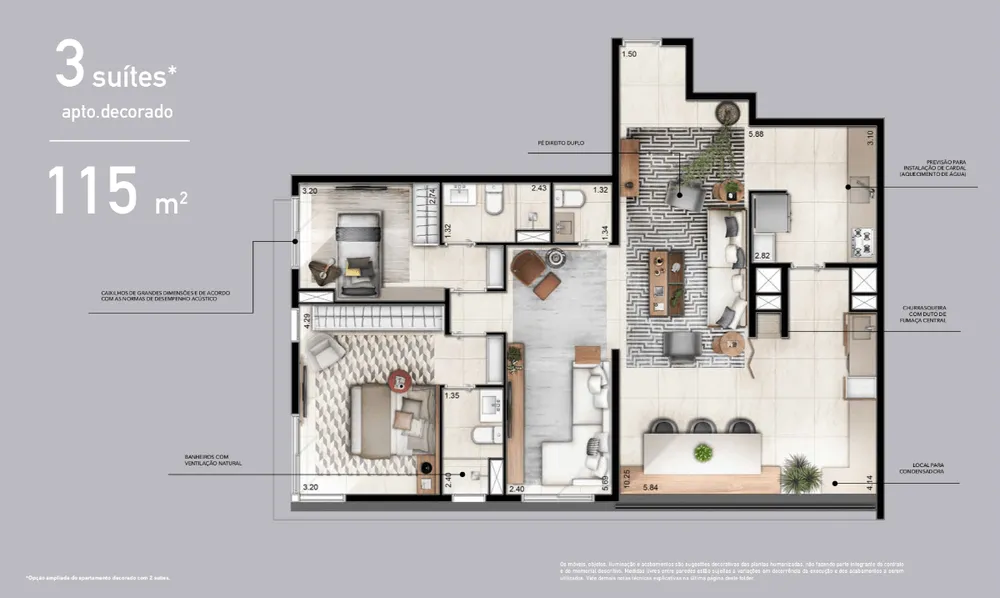 Apartamento, 2 quartos, 115 m² - Foto 9