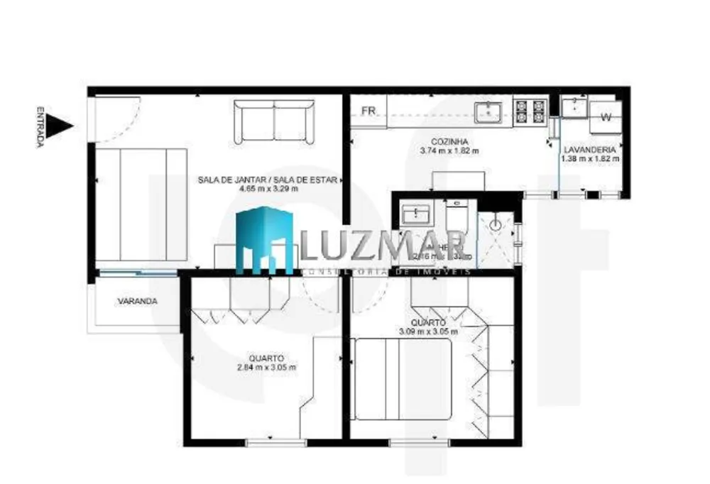Apartamento, 2 quartos, 54 m² - Foto 16