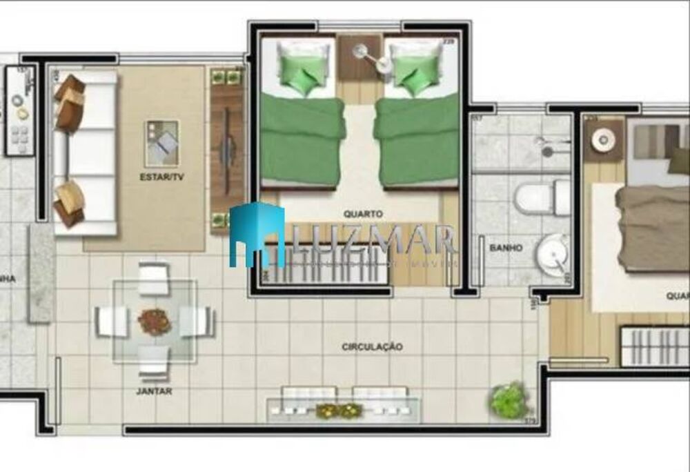 Apartamento, 2 quartos, 48 m² - Foto 4