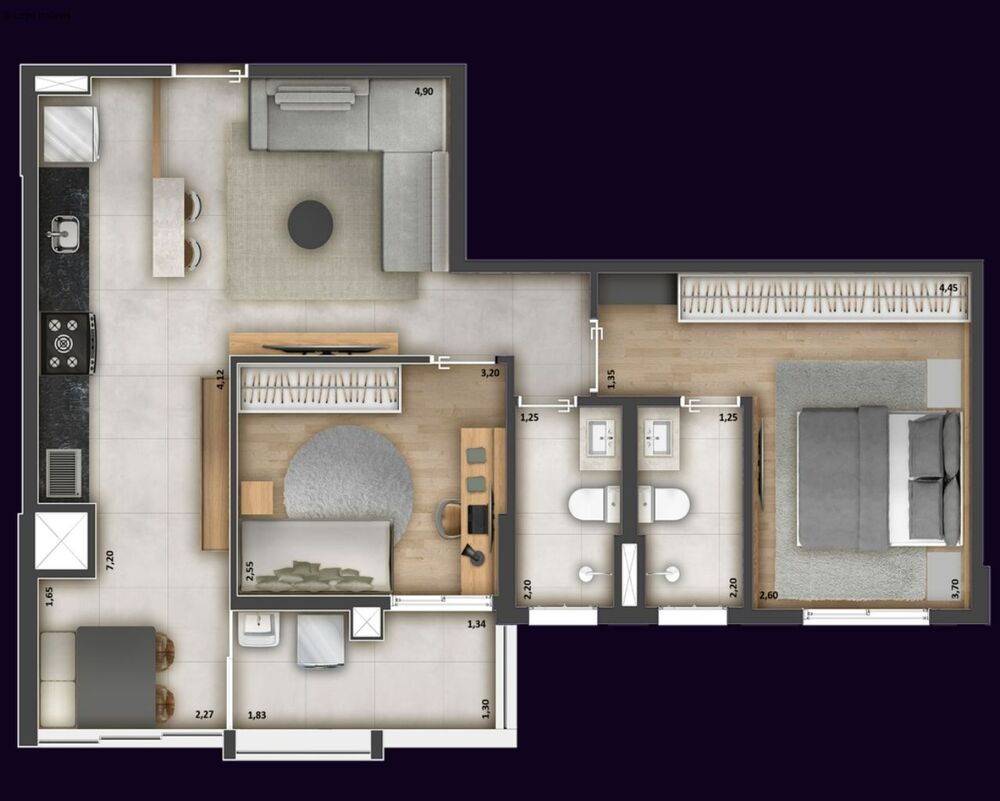 Apartamento, 3 quartos, 83 m² - Foto 10