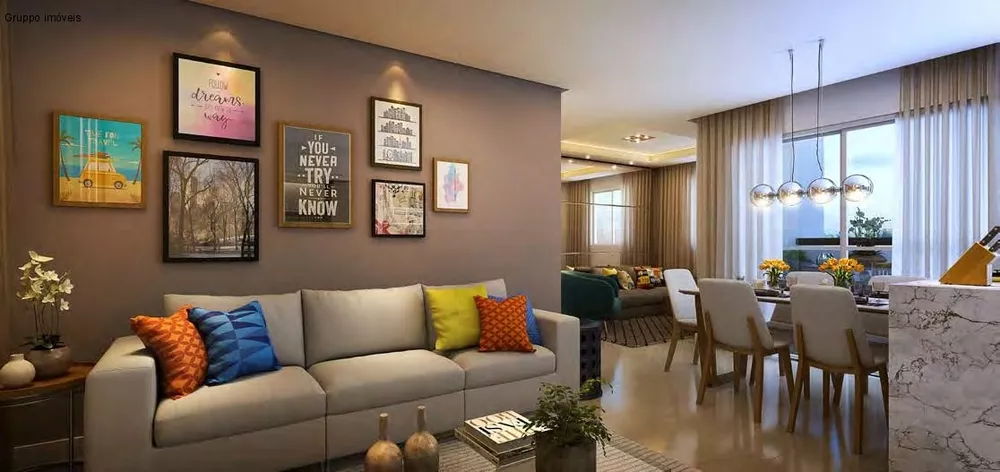 Apartamento à venda com 3 quartos, 75m² - Foto 2