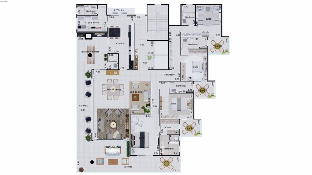 Apartamento, 4 quartos, 315 m² - Foto 12