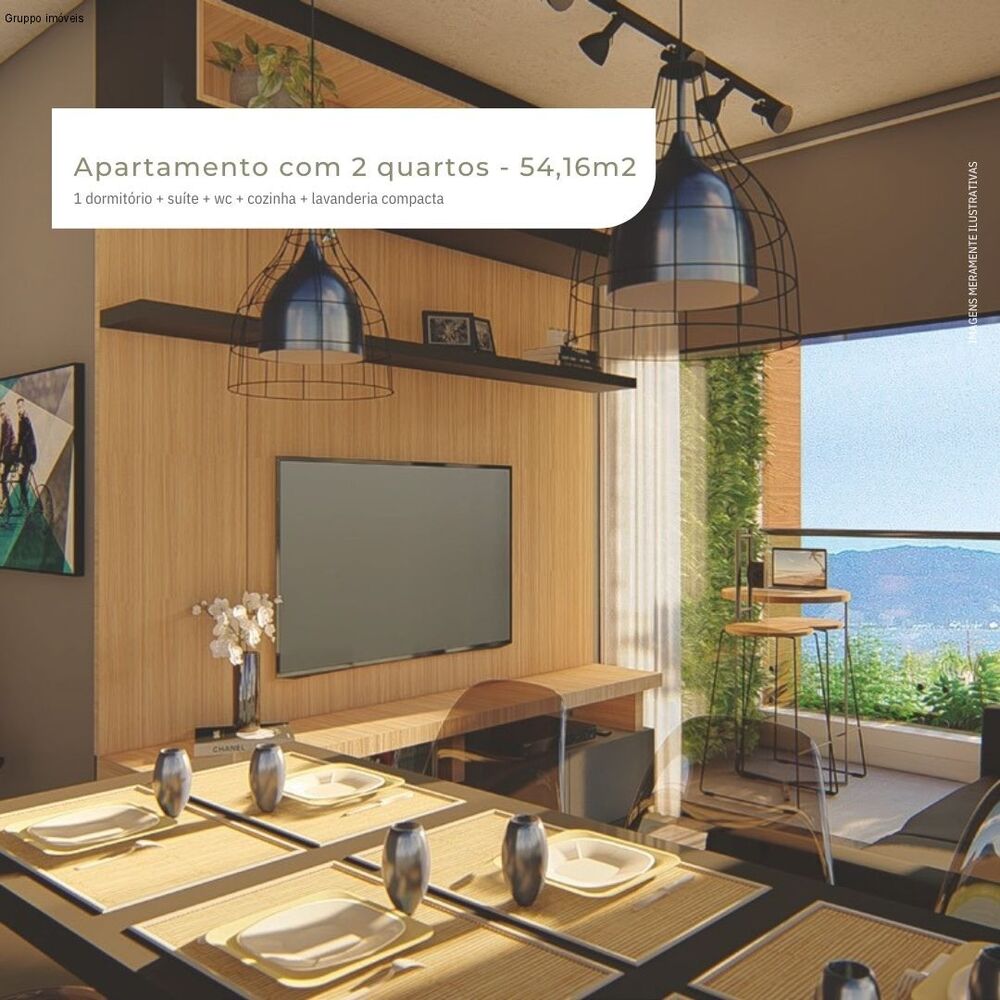 Apartamento, 2 quartos, 54 m² - Foto 1