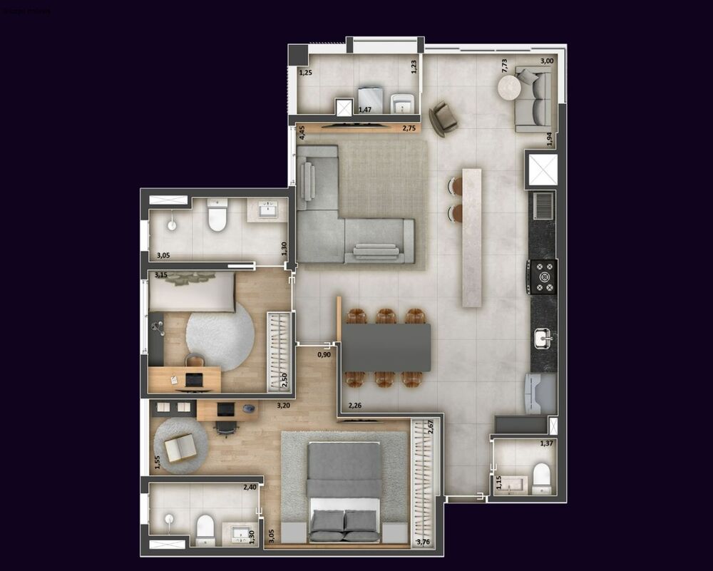 Apartamento, 2 quartos, 83 m² - Foto 23