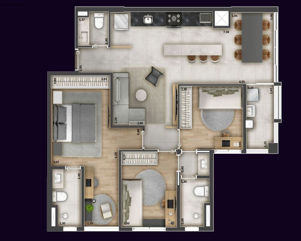 Apartamento, 2 quartos, 83 m² - Foto 18