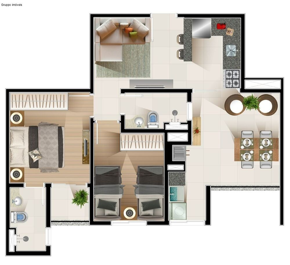 Apartamento, 3 quartos, 73 m² - Foto 6