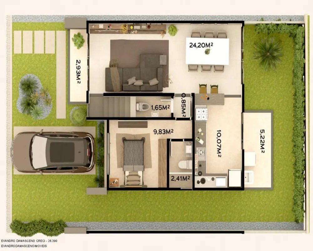 Casa, 4 quartos, 123 m² - Foto 4