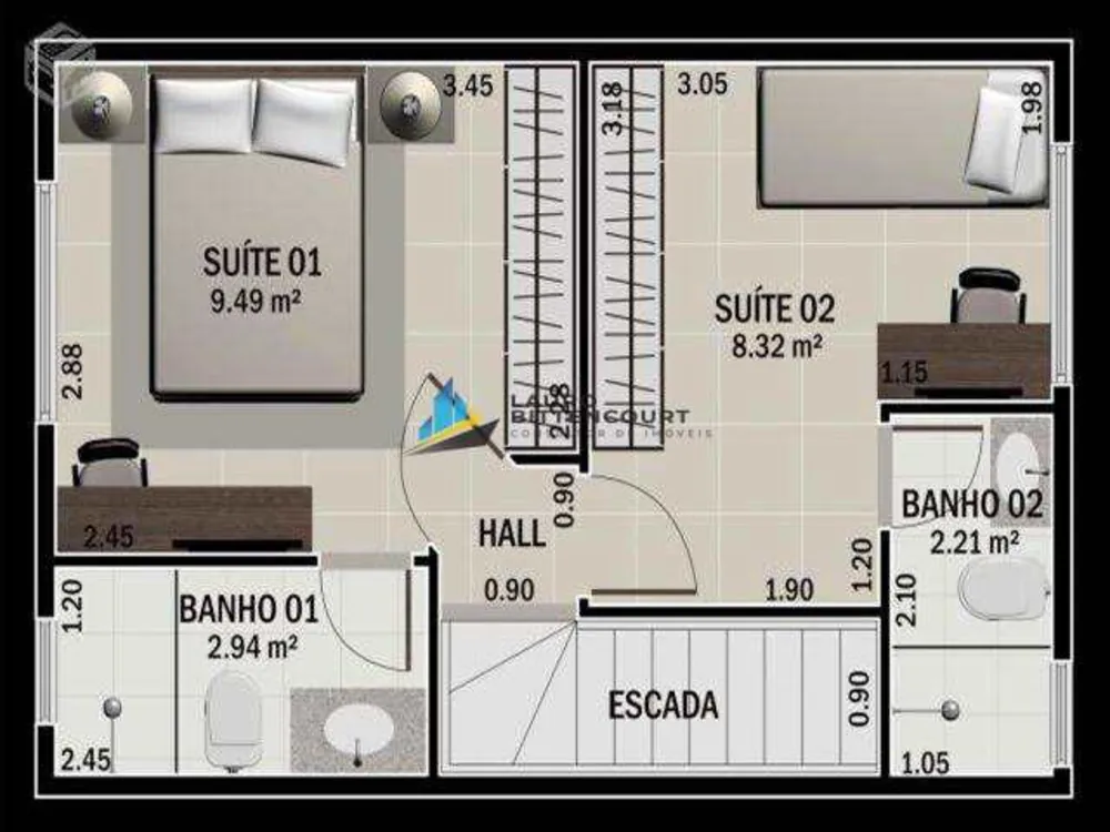 Casa, 2 quartos, 89 m² - Foto 4