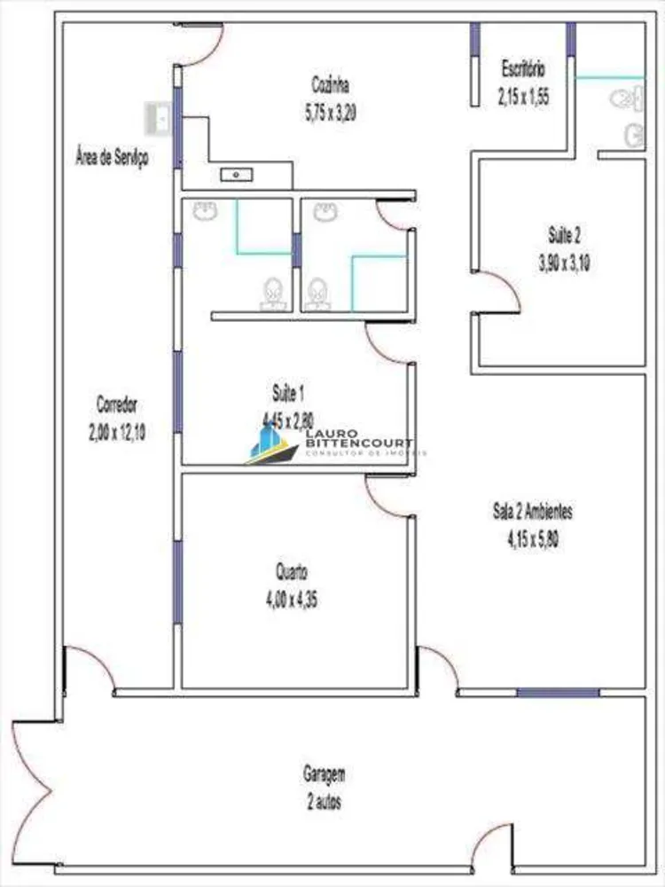 Casa, 3 quartos, 100 m² - Foto 8