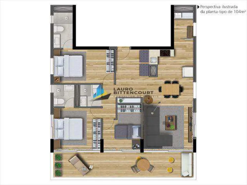 Apartamento, 2 quartos, 6991 m² - Foto 6