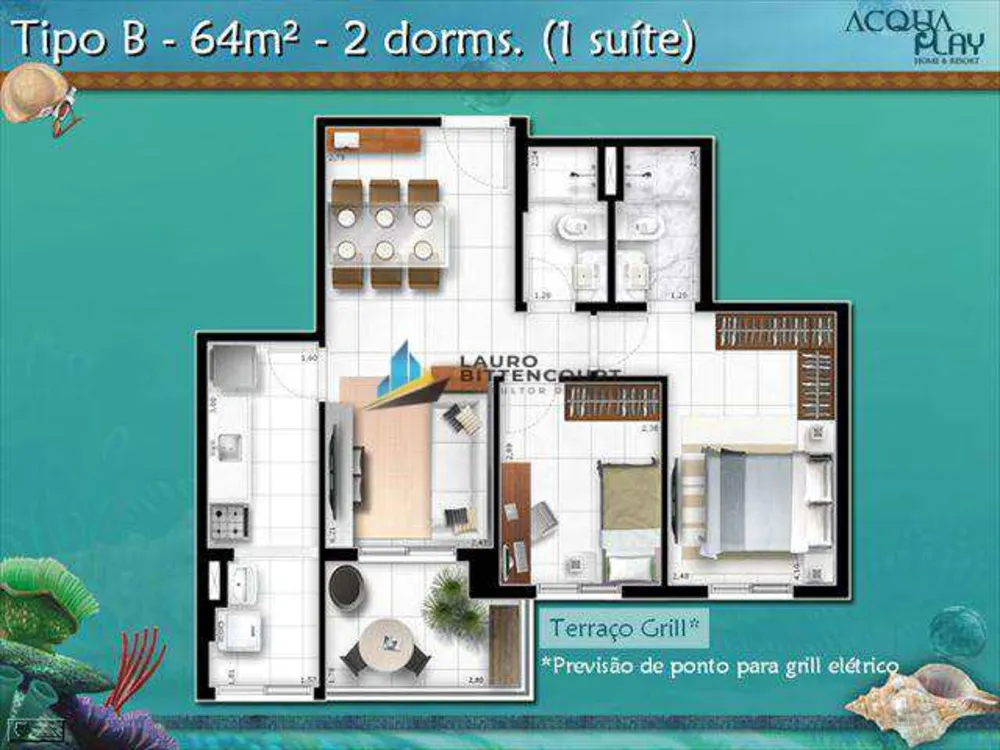 Apartamento, 2 quartos, 64 m² - Foto 4
