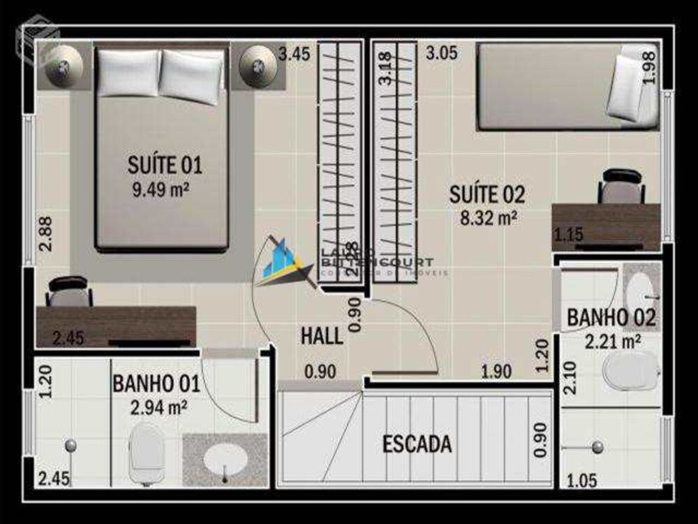 Casa, 2 quartos, 89 m² - Foto 4