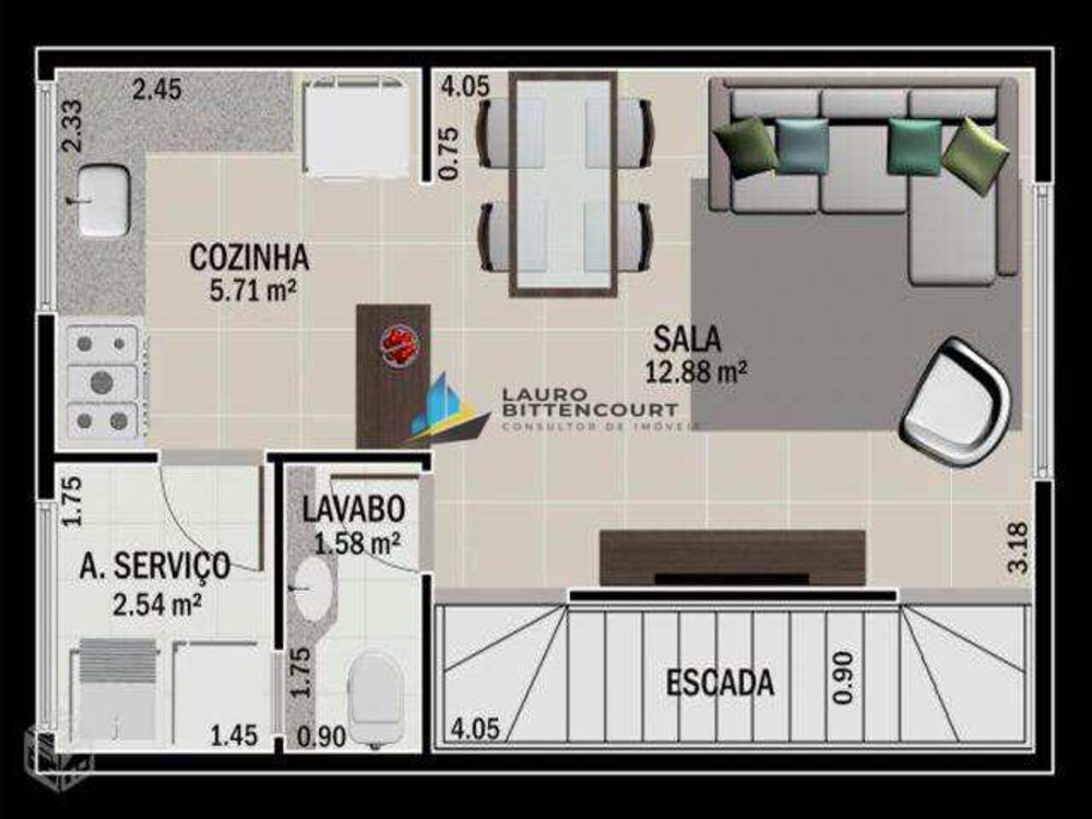 Casa, 2 quartos, 89 m² - Foto 2