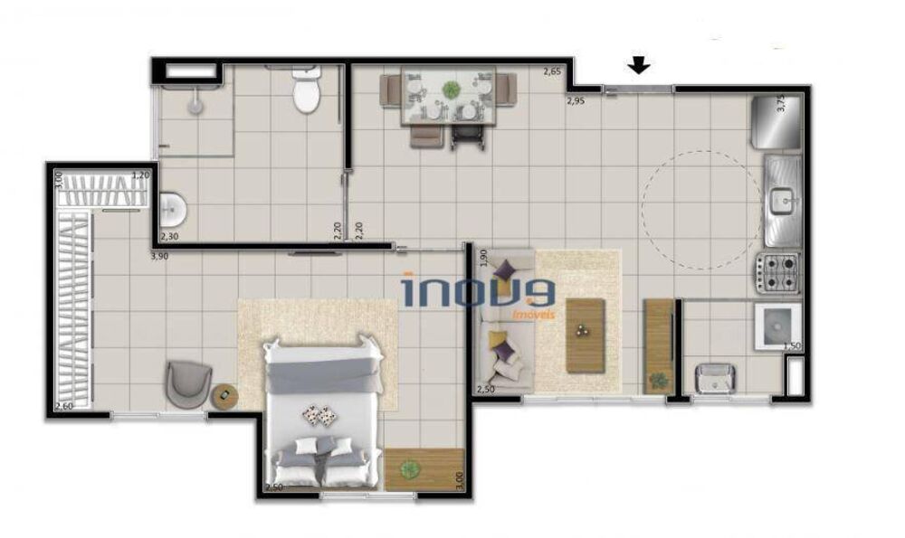 Apartamento, 2 quartos, 41 m² - Foto 13