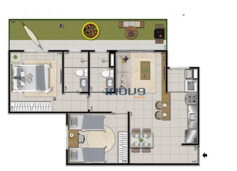 Apartamento, 2 quartos, 41 m² - Foto 12