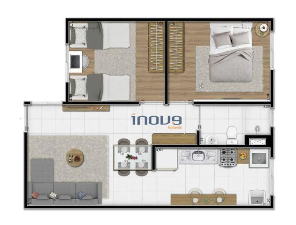 Apartamento, 2 quartos, 42 m² - Foto 16