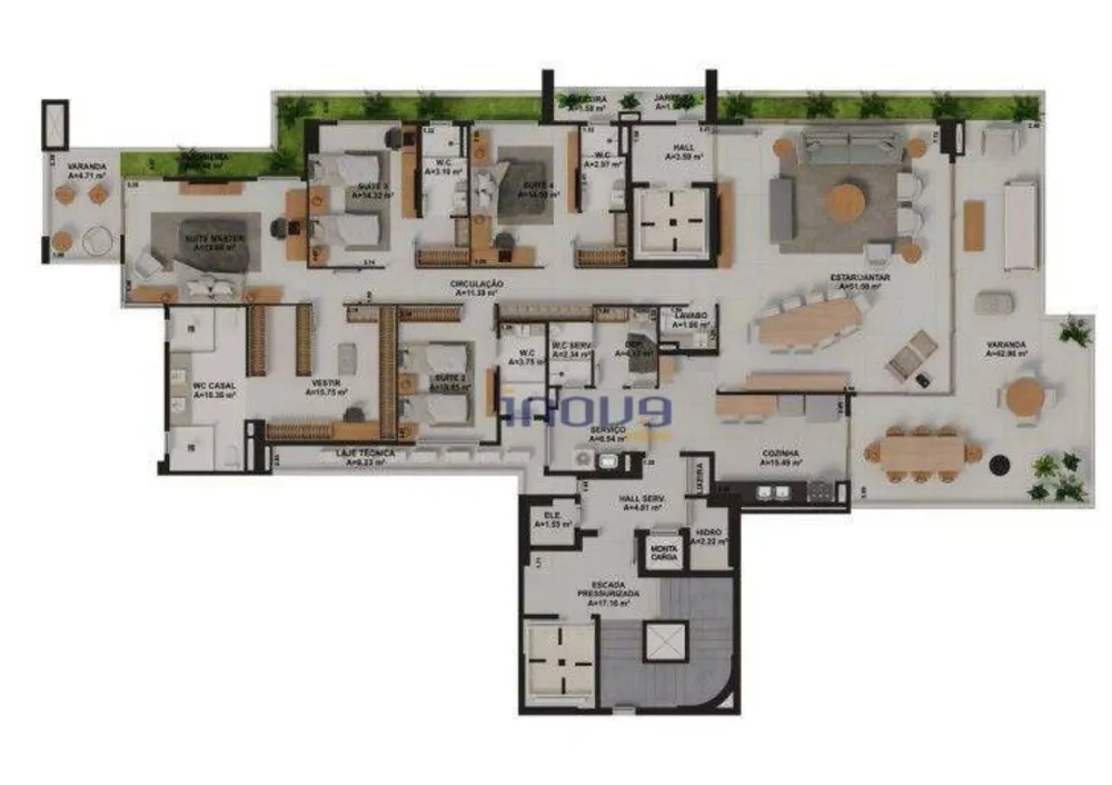 Apartamento, 3 quartos, 101 m² - Foto 11