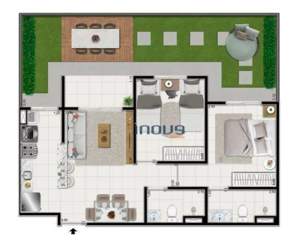 Apartamento, 2 quartos, 50 m² - Foto 5