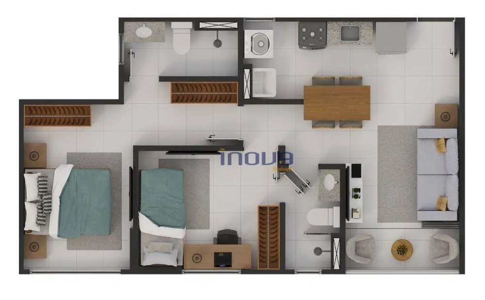 Apartamento, 3 quartos, 51 m² - Foto 15