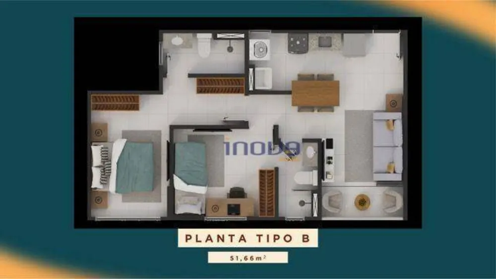 Apartamento, 2 quartos, 49 m² - Foto 9