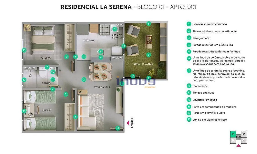 Apartamento, 2 quartos, 38 m² - Foto 9
