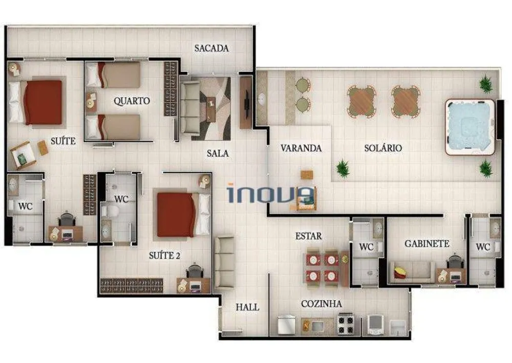 Apartamento, 3 quartos, 72 m² - Foto 6
